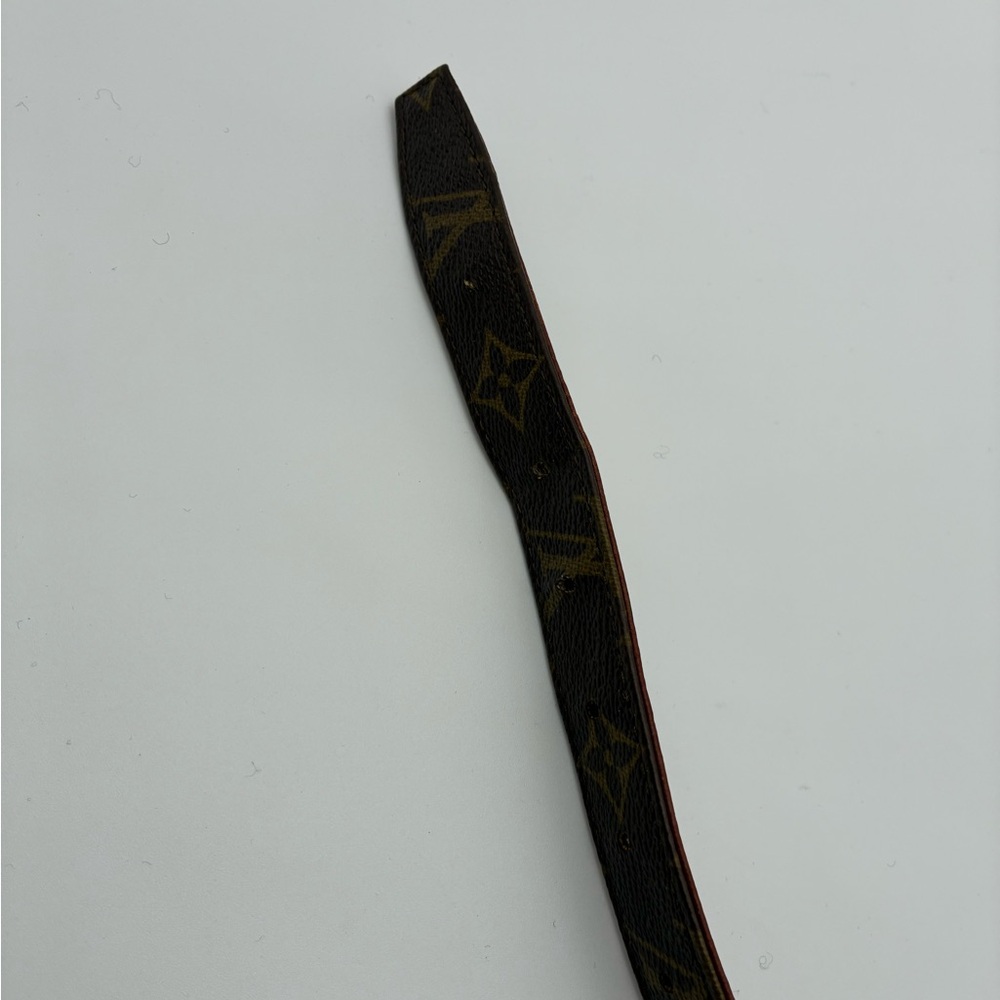 LOUIS VUITTON MONOGRAM VINTAGE BUCKLE BELT - Picture 9 of 16